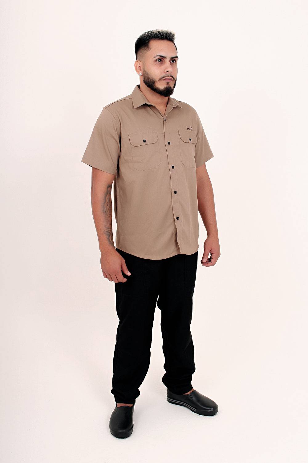 camisa-workshirt-manga-curta-caqui