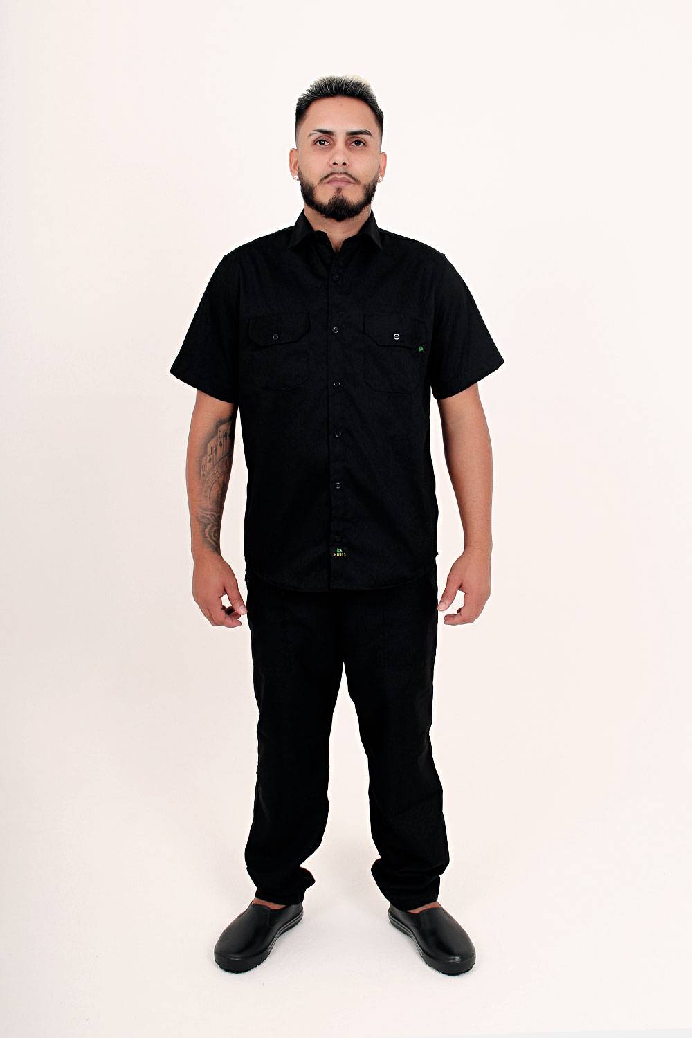 camisa-workshirt-manga-curta-preta
