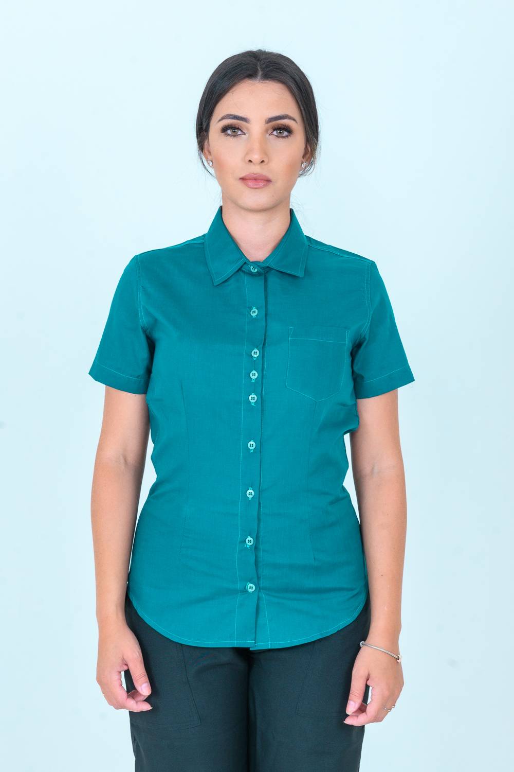 camisete-social-manga-curta-verde